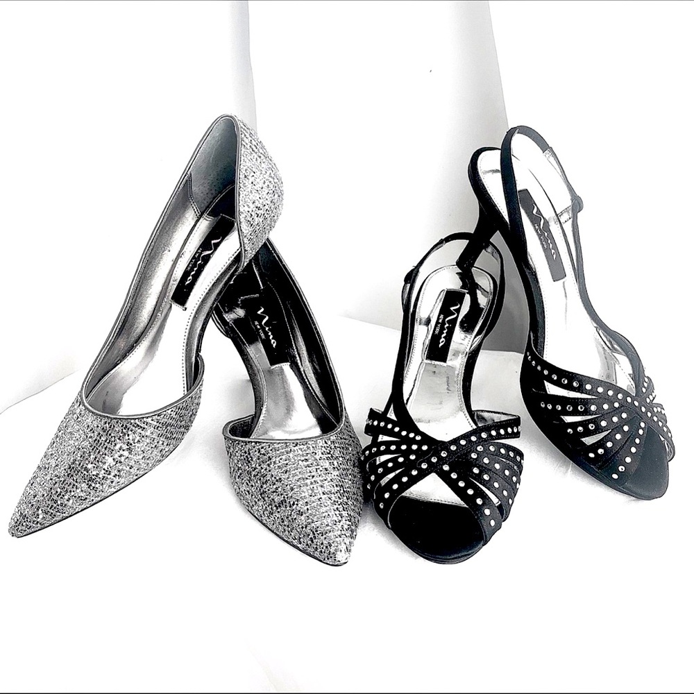 NEW NINA “Treena” Dress Pump & “Claudie” Dress Sandal BUNDLE!